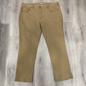 Tommy Bahama Tan Khaki Straight Leg Stretch Twill Chino Pants Men's 42 X 32